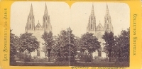 Стереопара "Церковь св Клотильды в Париже" Фотография артикул 6166b.